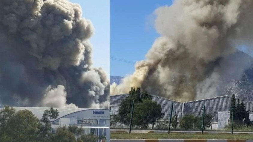 ΕΚΤΑΚΤΟ! Μεγάλη φωτιά σε ναυπηγείο υπερπολυτελών σκαφών στην Αττάλεια της Τουρκίας